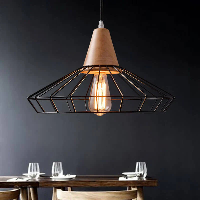 Silva Industriel Minimaliste Suspension Métal Salon