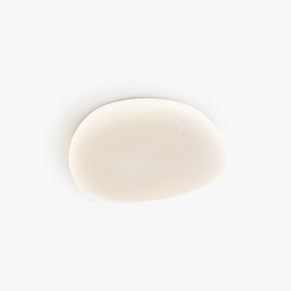 Arisha Plafonnier Galet Moderne Blanc, Salon