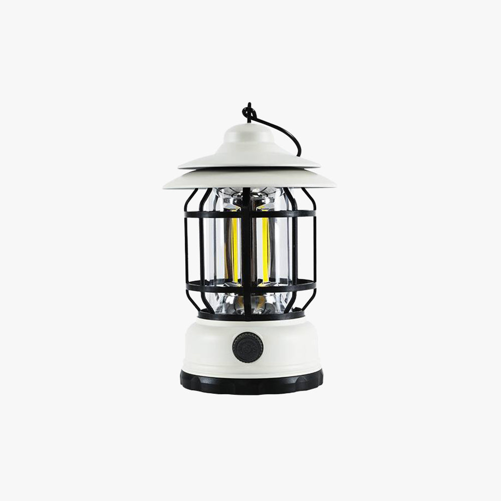 Silva Industriel Lampadaire Noir/Blanc Résine/Acrylique Cour Extérieur