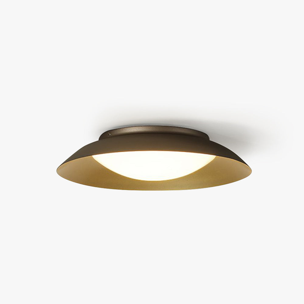 Arisha Moderne Plafonnier Bol Moderne Métal Laiton Salon