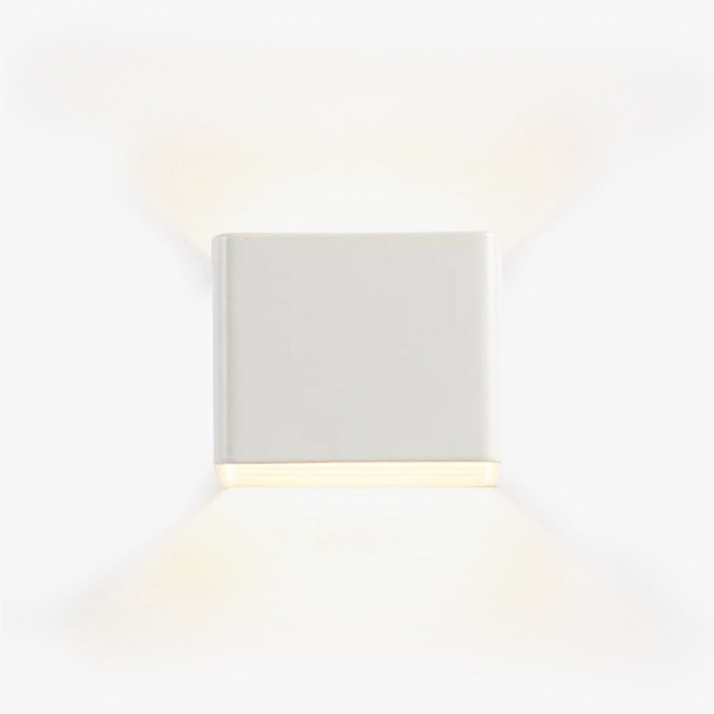 Ray Applique Murale Carrée Moderne  5-Couleurs, Chambre