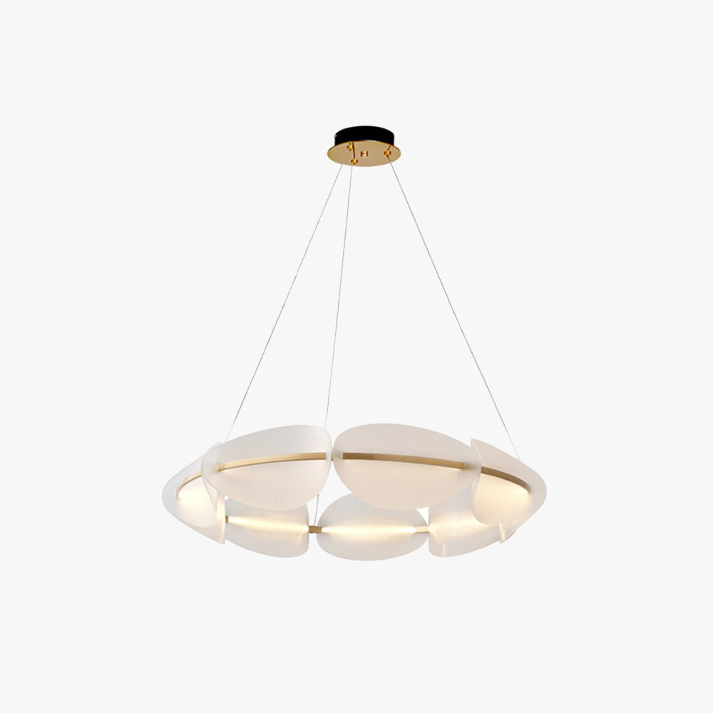 Arisha Suspension Ronde Moderne, Métal/Acrylique, Couleur Variable, Salon/Chambre à Coucher