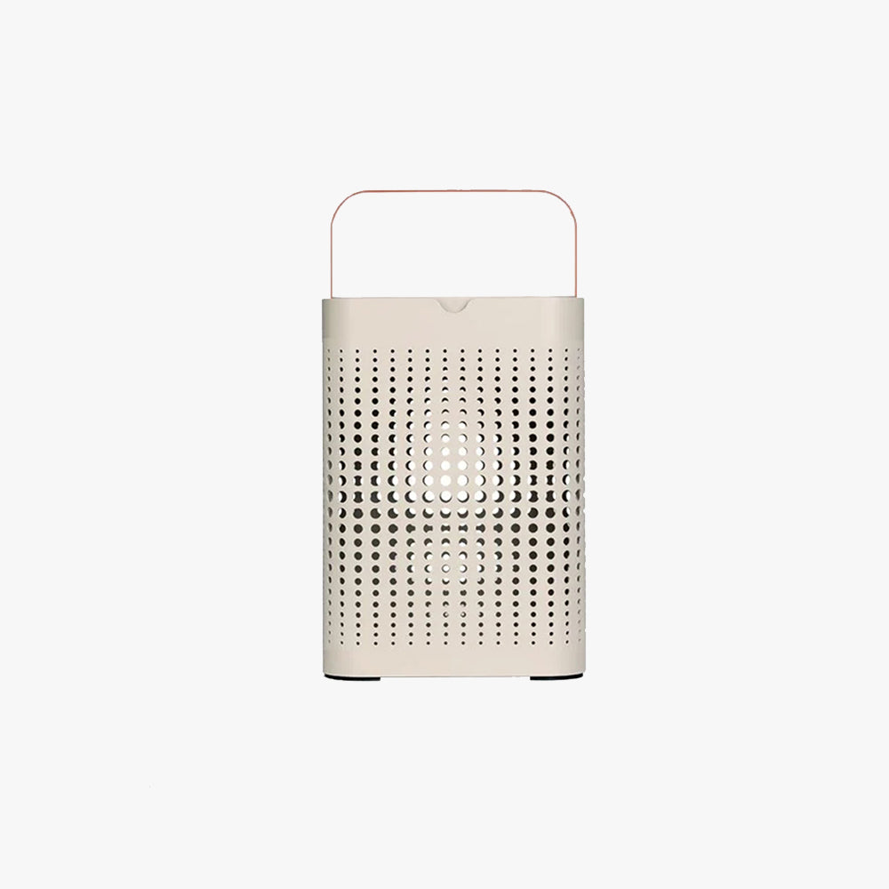 Ray Lampadaire Panier Vintage, Métal/Verre, Blanc, Extérieur