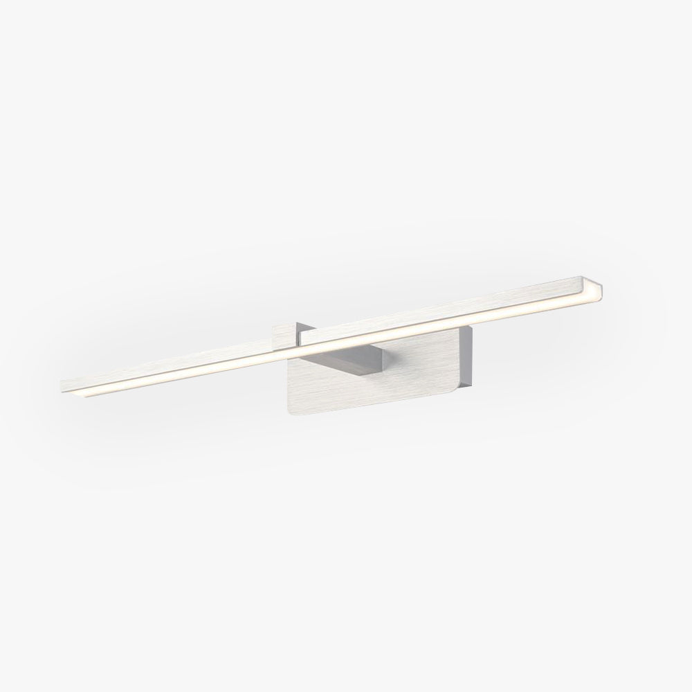 Arisha Simple LED Applique Murale Linéaire Moderne Métal/Acrylique Argent Salle de Bain