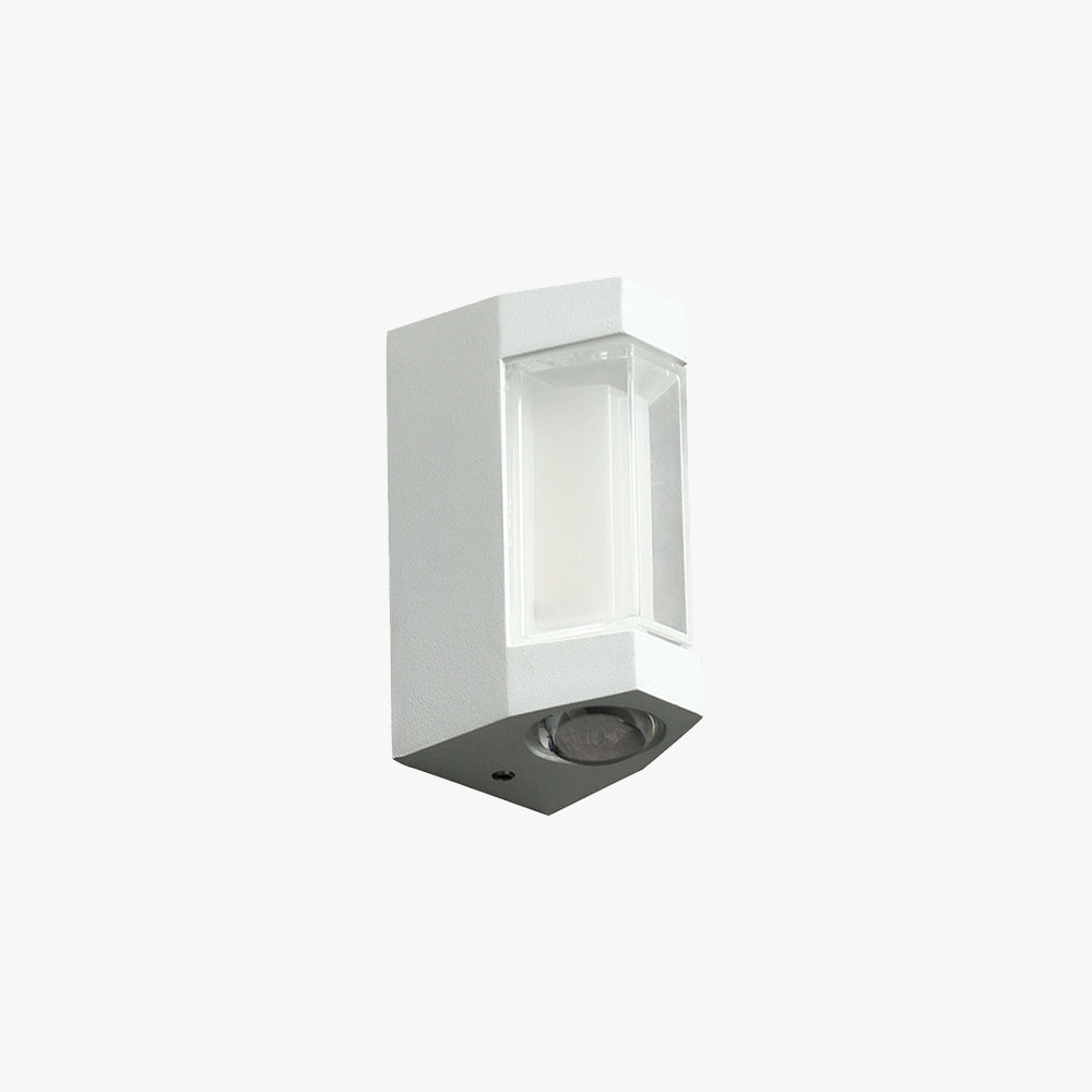 Ray Design LED Applique Murale Blanc/Noir Métal/Acrylique Extérieur