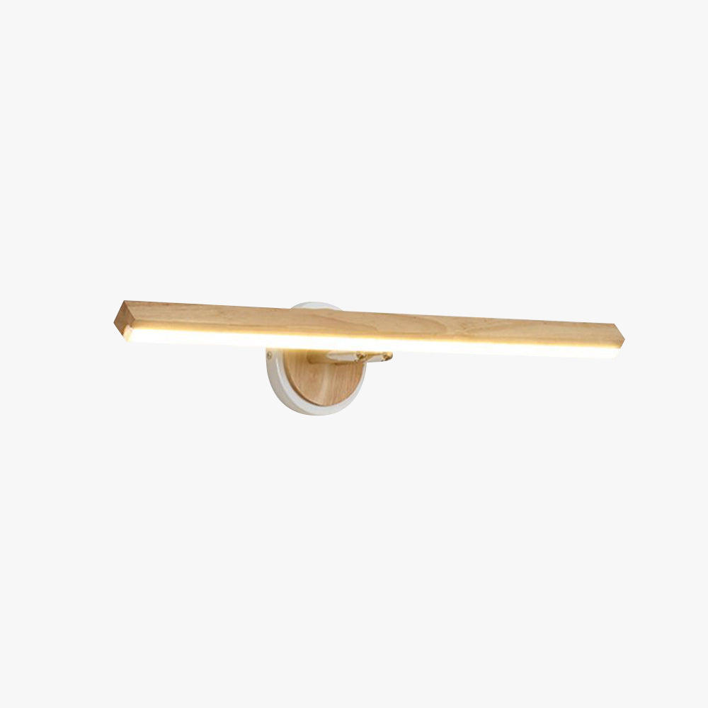 Muto Simple Applique Murale Rectangulaire Moderne LED Bois/Métal Bois Chambre/Salon