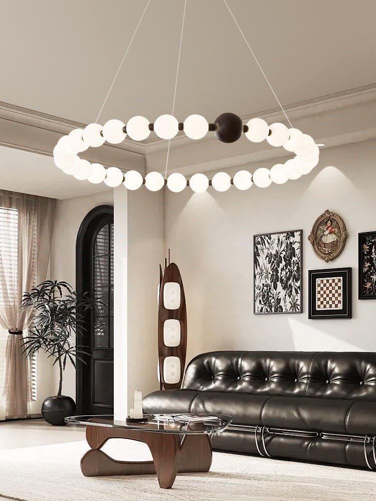 Shine Lustre Moderne Anneau de Perles Célestes