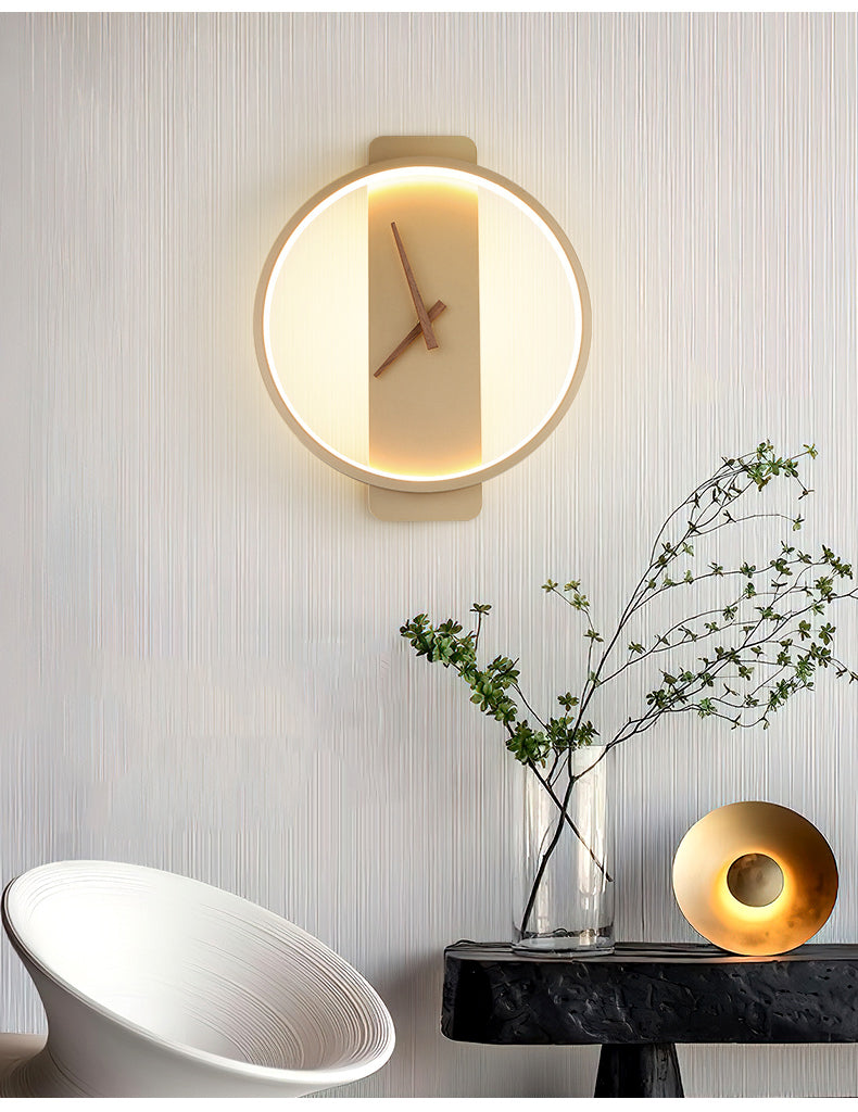 Arisha Applique Murale Ronde/Carrée Moderne, Or/Noir