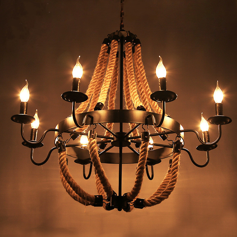 Epoch Lampe Suspension Vintage en Métal Restaurant/Bar