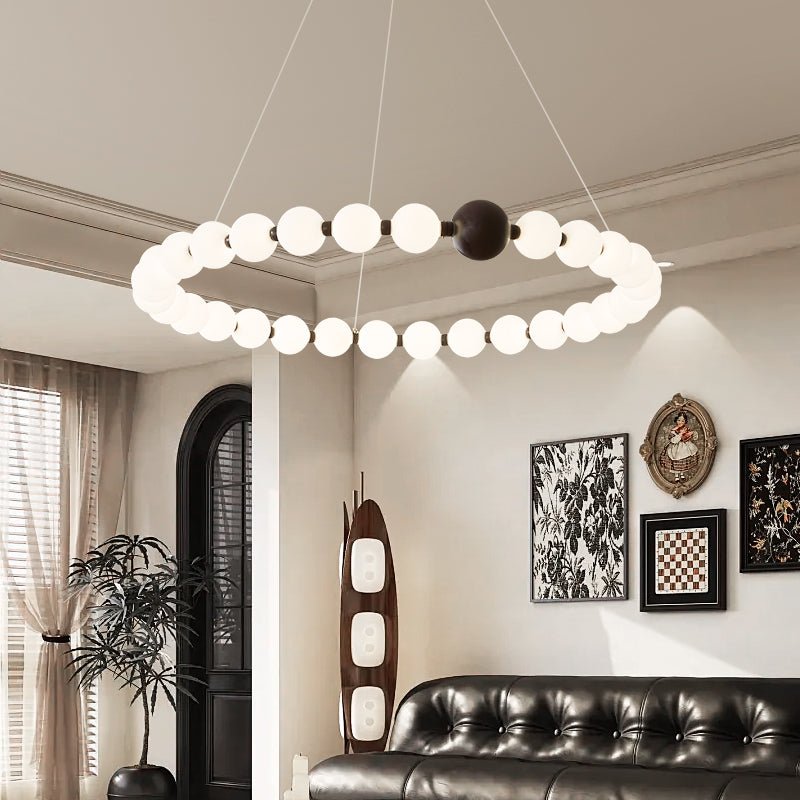 Shine Lustre Moderne Anneau de Perles Célestes