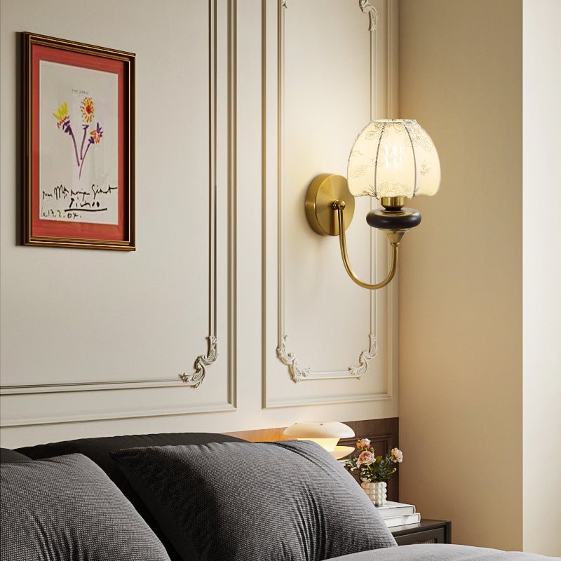 Amelie Art Florale Métal Bois Applique Murale