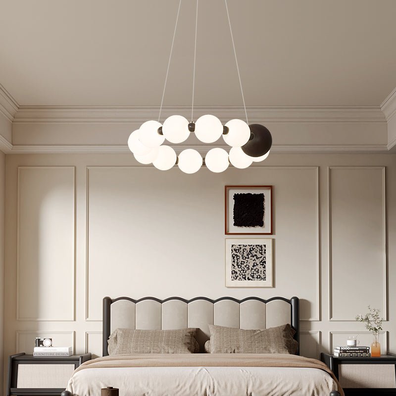 Shine Lustre Moderne Anneau de Perles Célestes