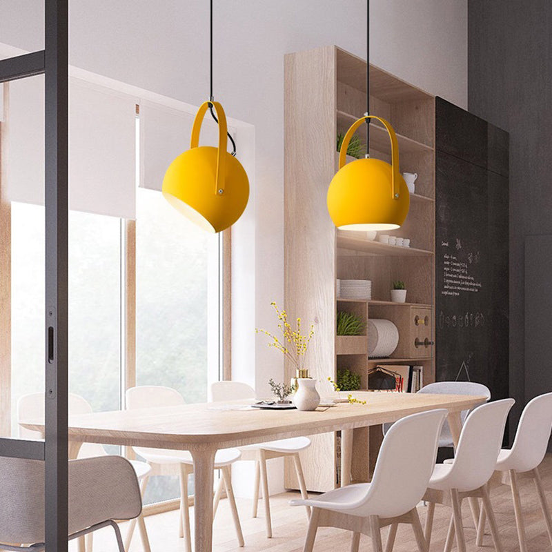Valentina Suspension 5 Couleurs LED Décor Nordique Métal Salle à Manger