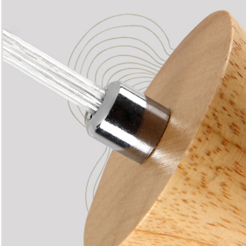 Valentina Verre Bolla Suspension en Bois/Noce