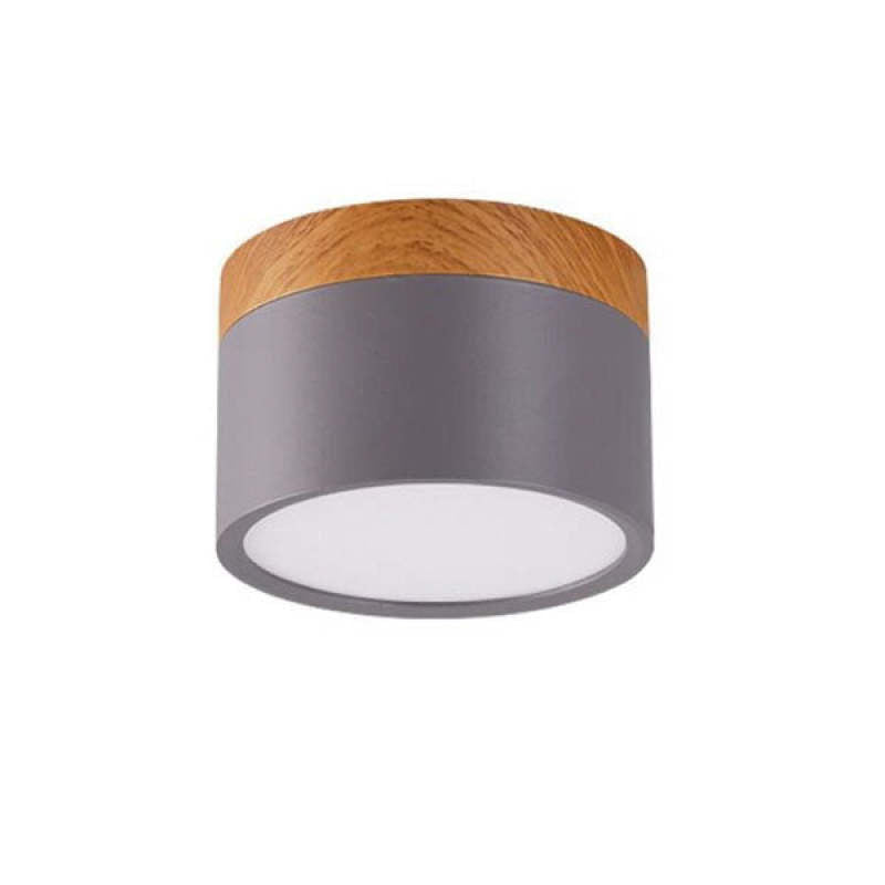 Aria Petit Plafonnier Led Multicolor Bois Nordique, Couloir