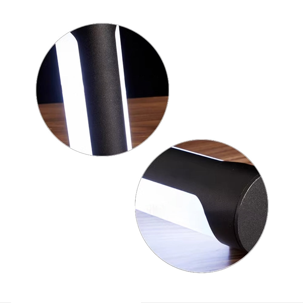 Ray Minimaliste LED Lampadaire Noir Métal/Acrylique Extérieur