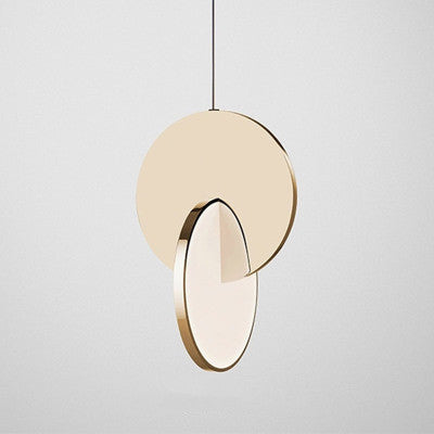 Arisha Luminaires Suspension  Minimaliste Métal Or/Argent Salon
