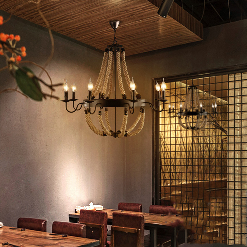 Epoch Lampe Suspension Vintage en Métal Restaurant/Bar