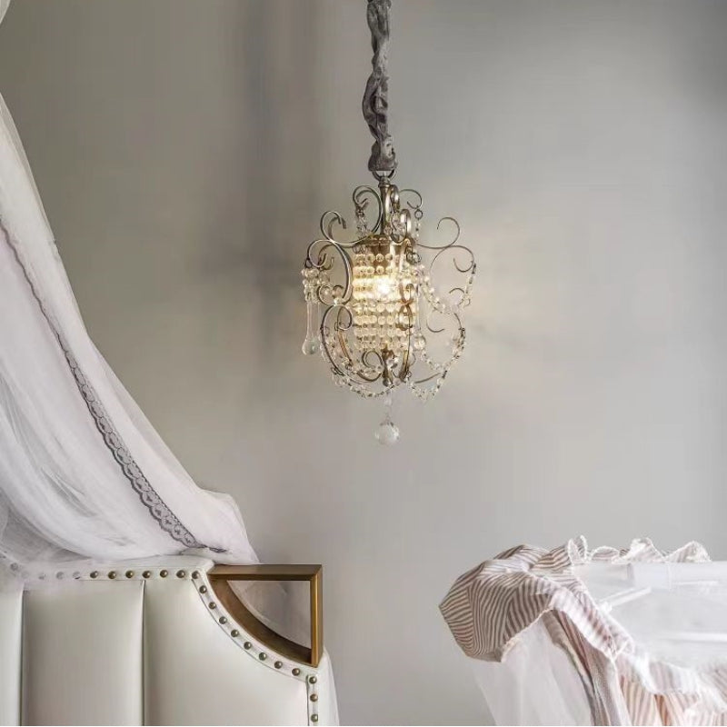 Silva Moderne Métal Cristal Suspension Chambre à Coucher