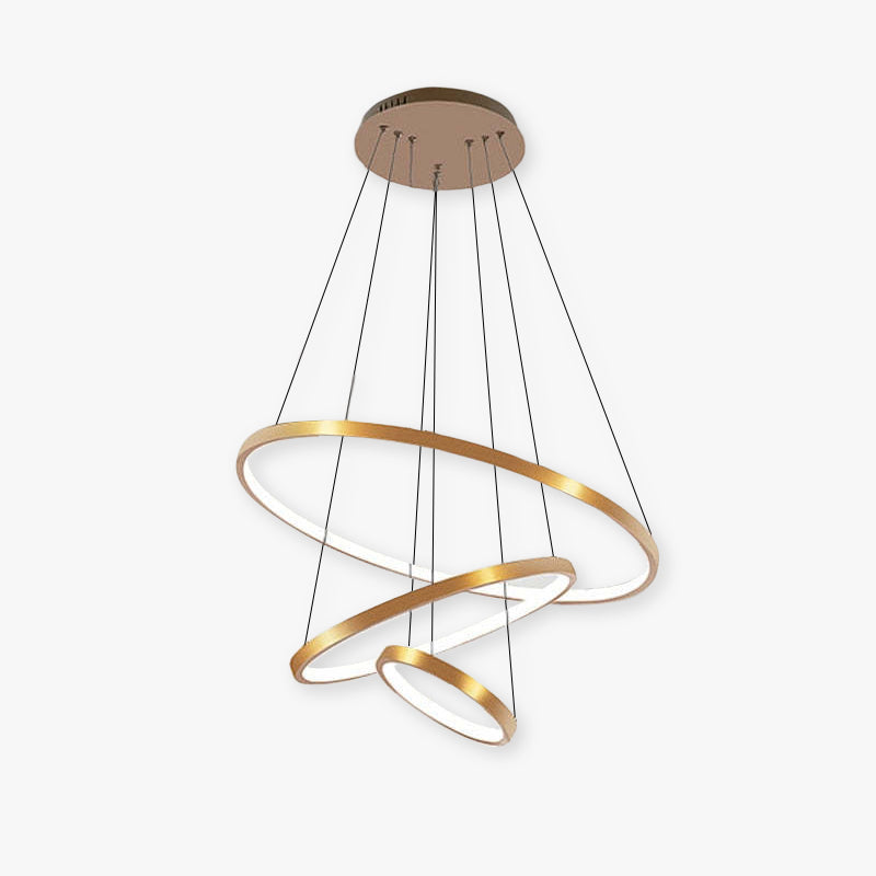 Arisha Suspension 3  Anneaux Moderne Salon