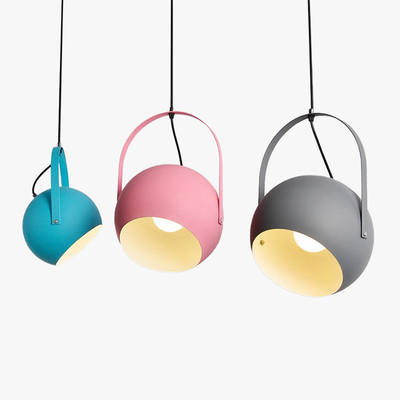Valentina Suspension 5 Couleurs LED Décor Nordique Métal Salle à Manger