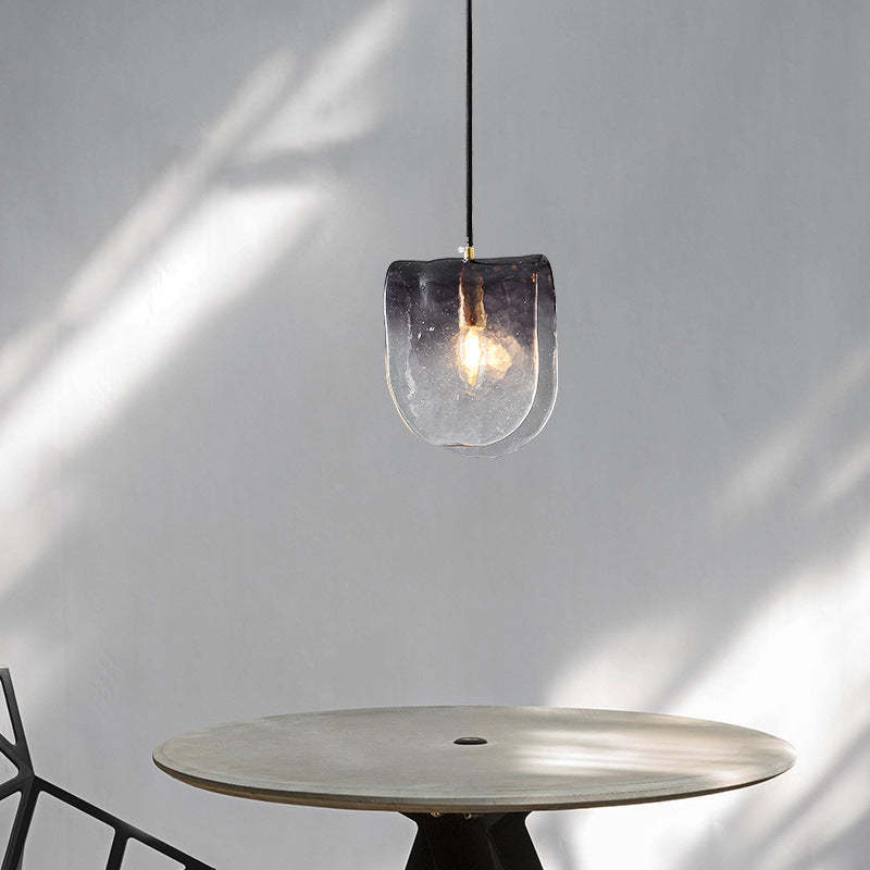 Valentina Suspension Contemporaine Métal/Verre Noir Salon