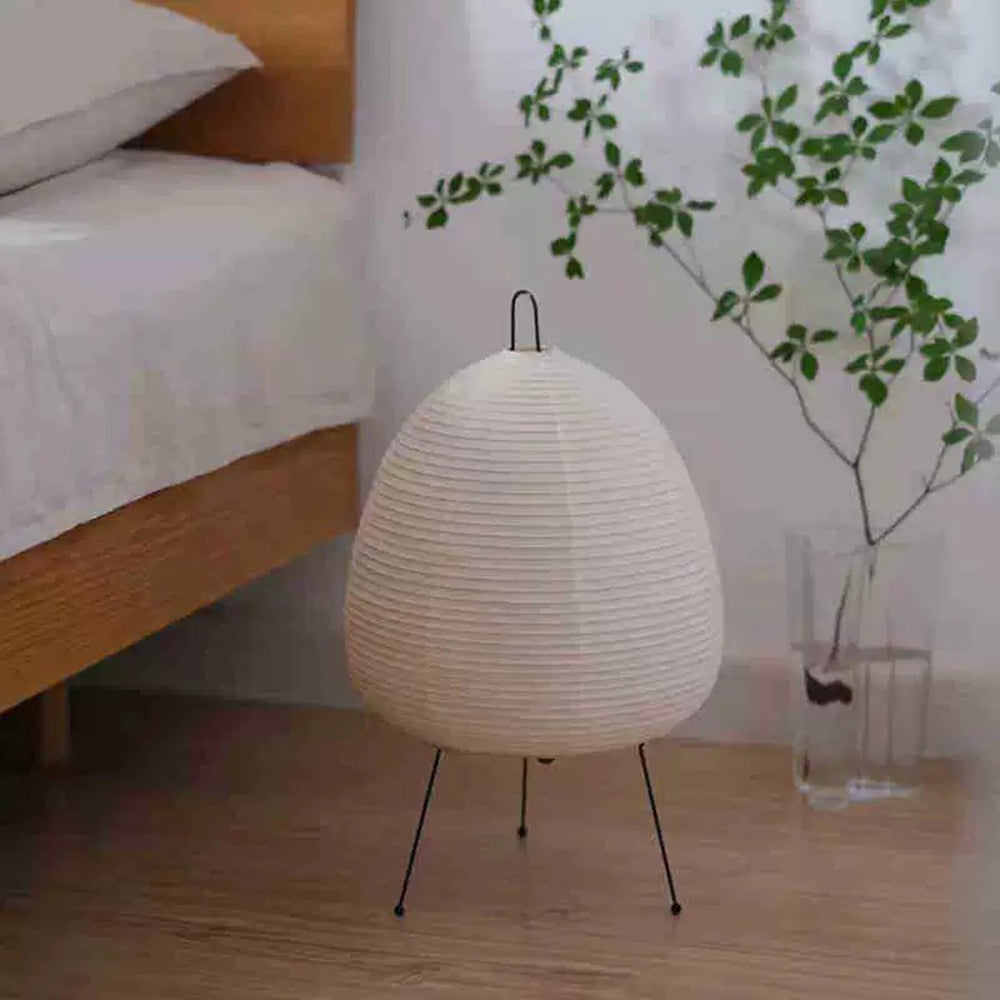 Ritta Intérieur Lampadaire Moderne Papier/Métal Blanc Salon/Bureau