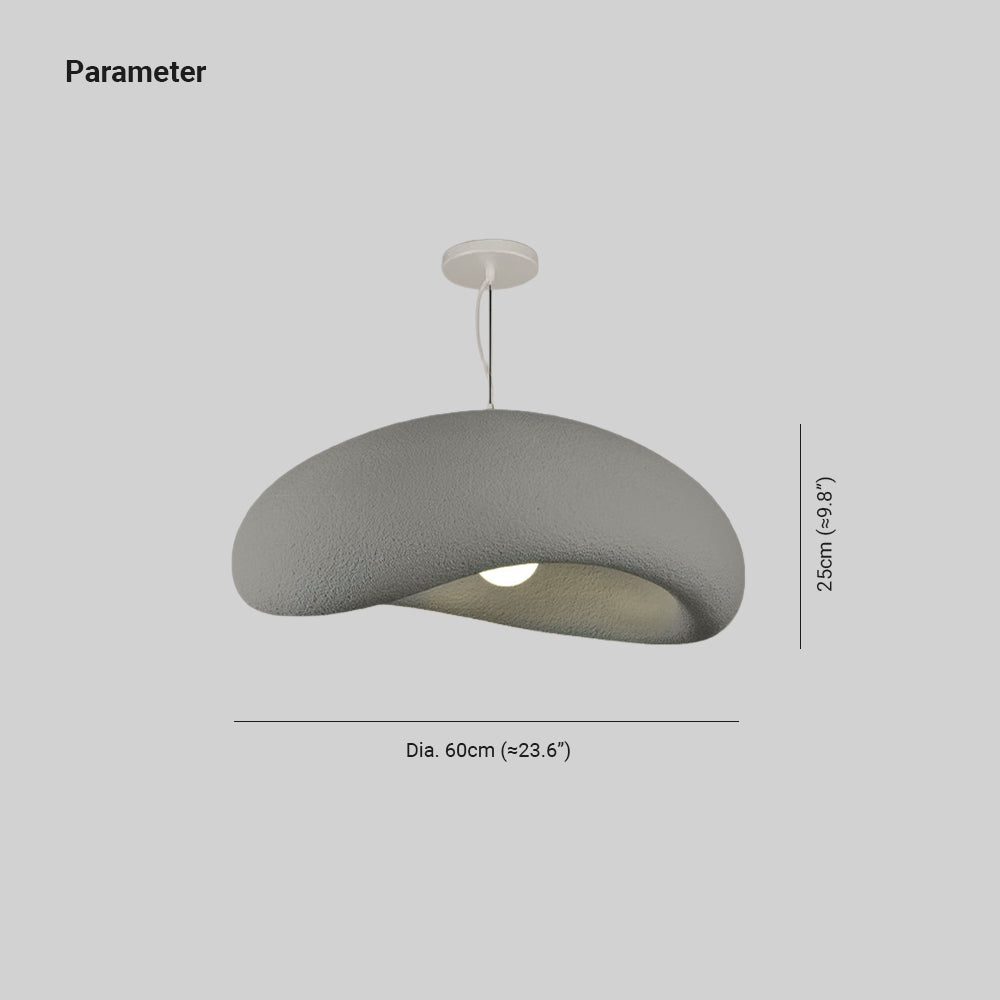 Avi Suspension Pavé Contemporaine, Metal/Polystyrène, Bleu/Gris, Chambre