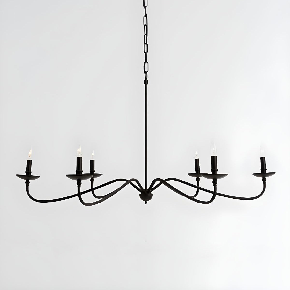 Alshaarae Vintage Industrial Brass Metal Chandelier - Lamp Copper