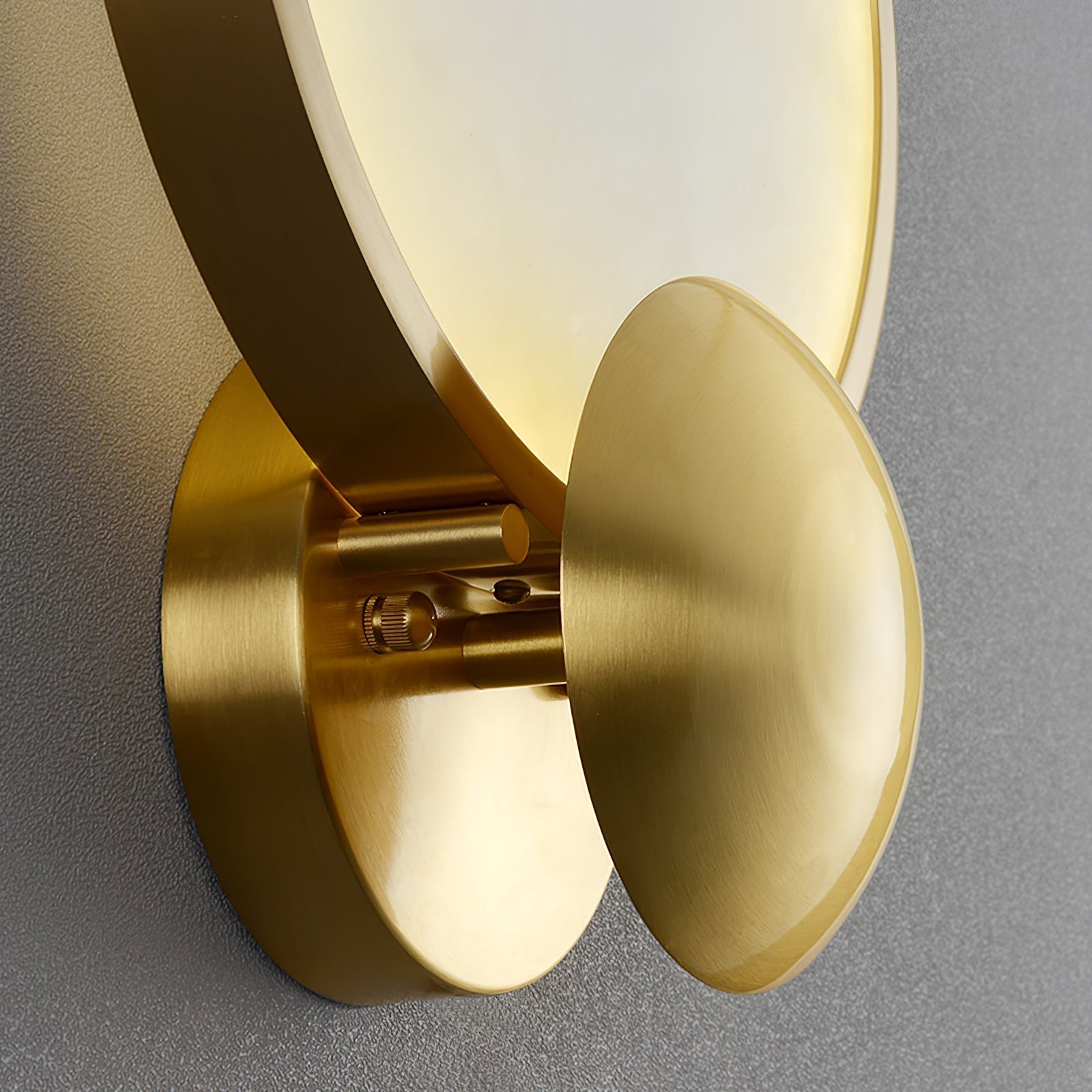 Sol Alabaster Brass Wall Light - Letslighting