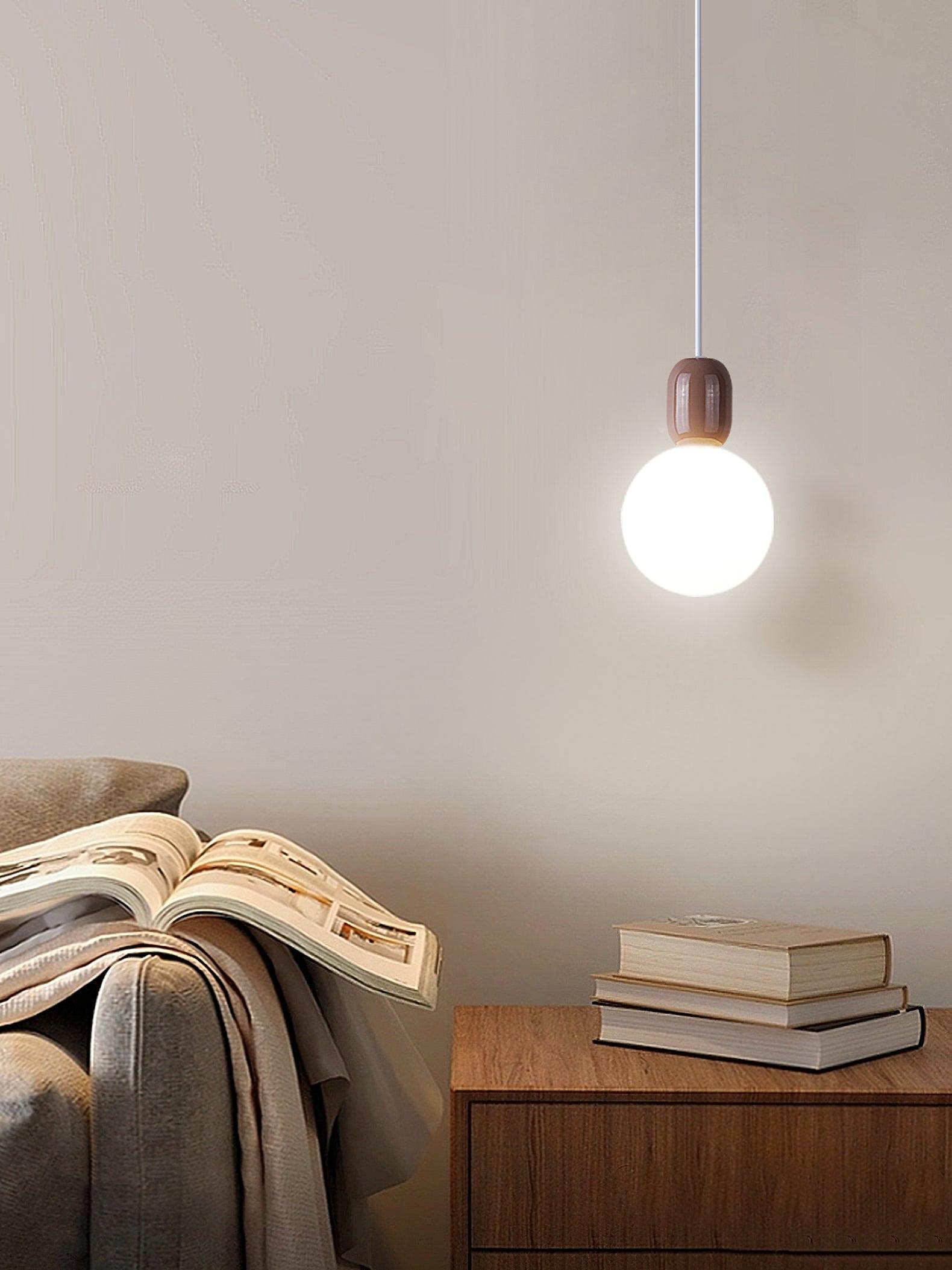 Acrylic Two Ball Pendant Light - Blowlighting