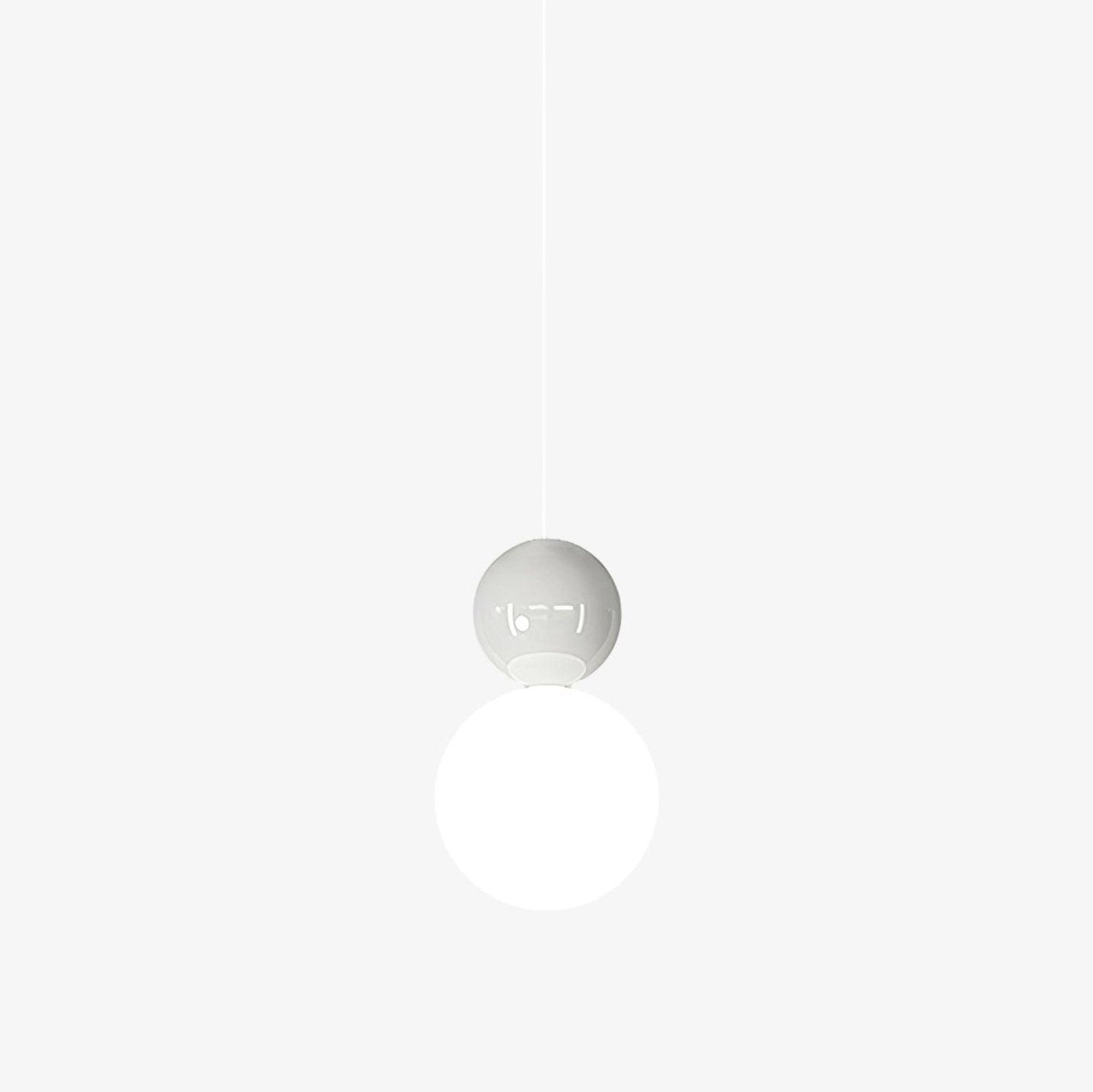 Acrylic Two Ball Pendant Light - Blowlighting