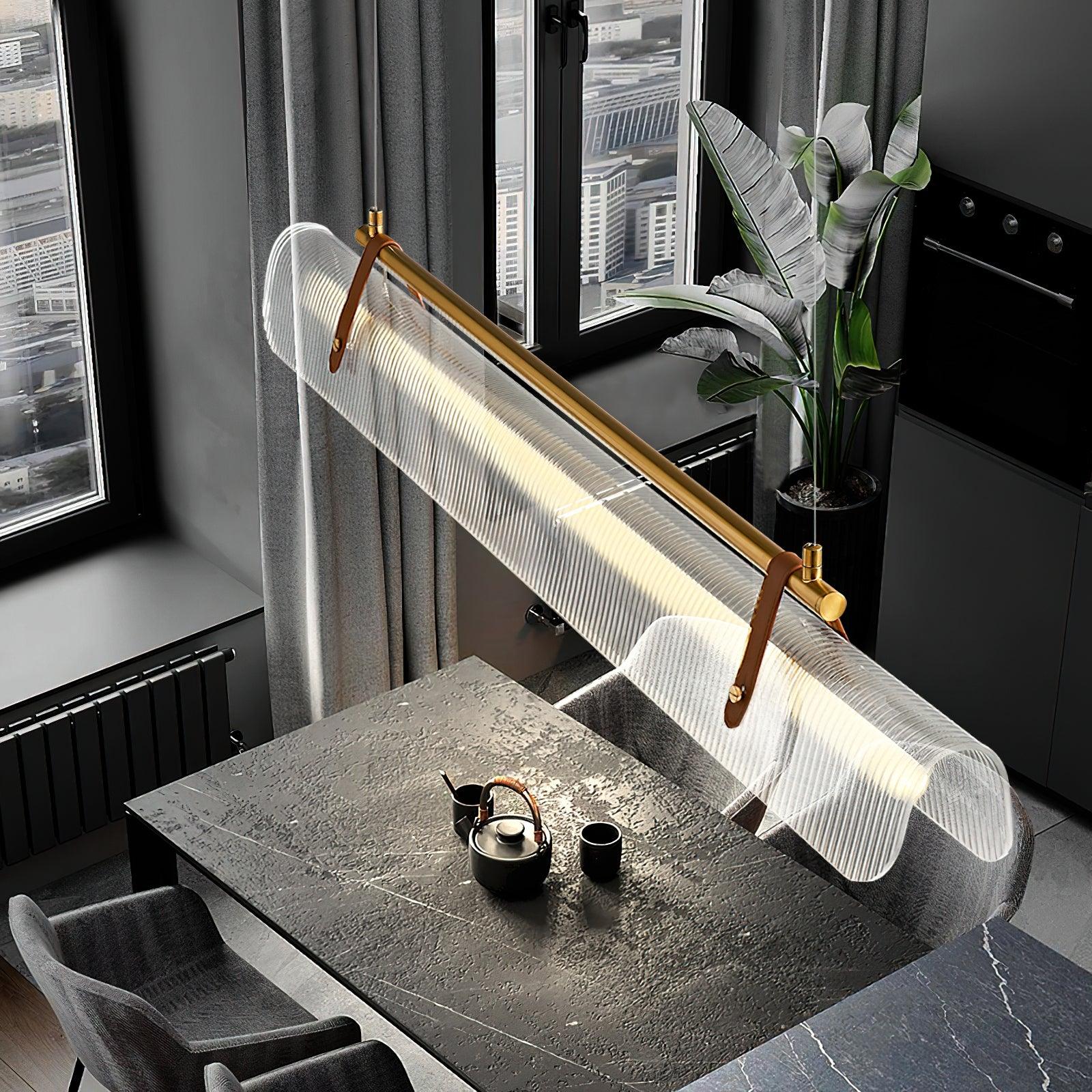 Acrylic Linear Chandelier - Blowlighting