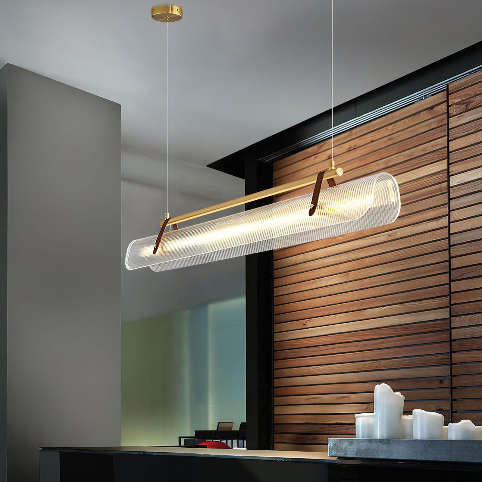 Acrylic Linear Chandelier - Blowlighting