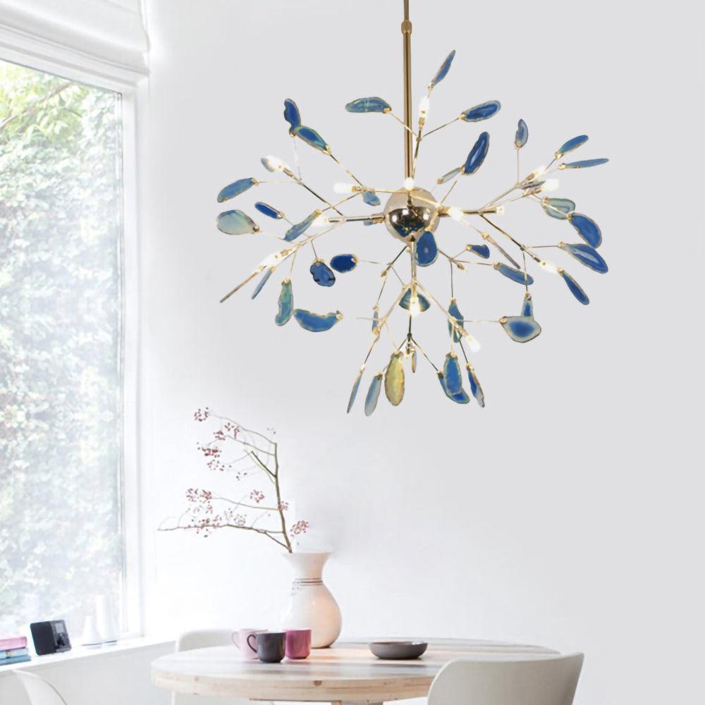 Agate Flake Chandelier - Blowlighting