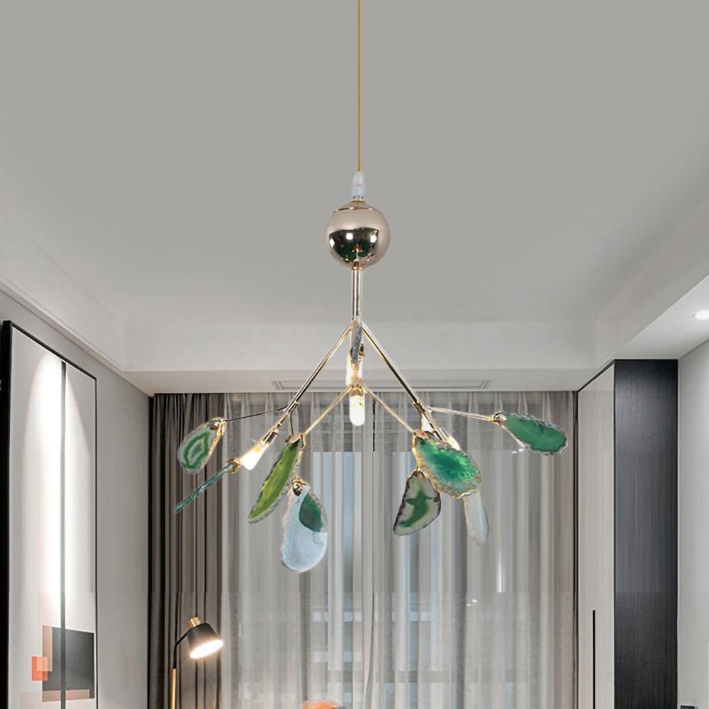 Agate Flake Chandelier - Blowlighting
