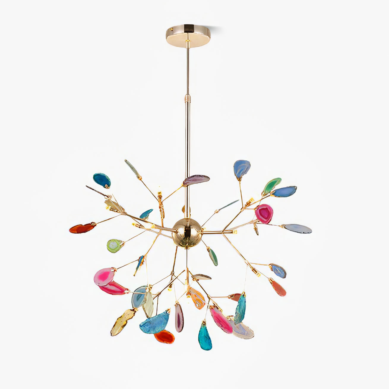 Agate Flake Chandelier - Blowlighting