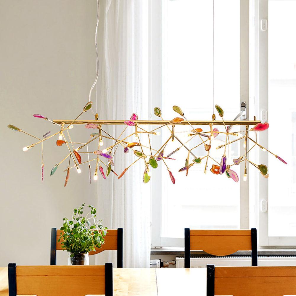 Agate Flake Chandelier - Blowlighting