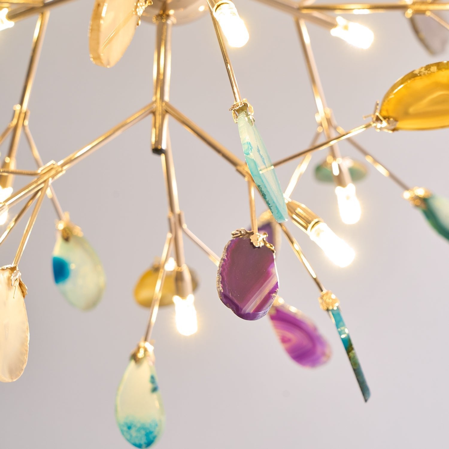 Agate Flake Chandelier - Blowlighting