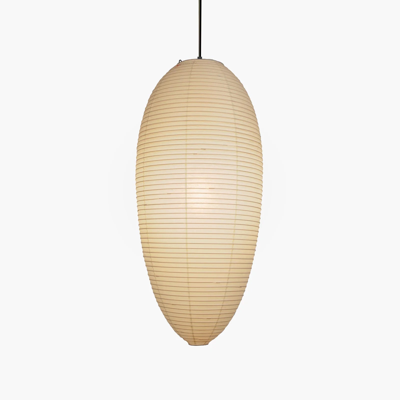 Akari 23A Pendant Lamp Rice Paper Oval Form - Letslighting