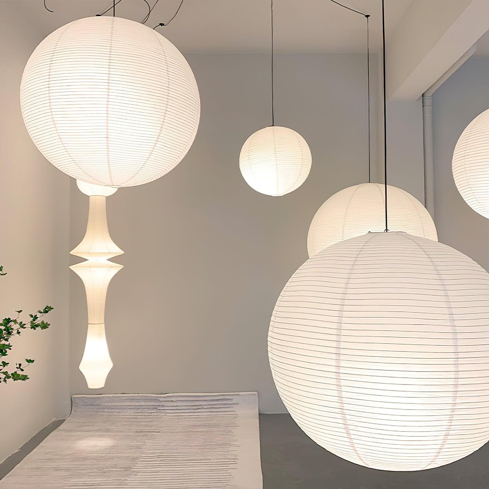Akari A Round Swag Light - Blowlighting