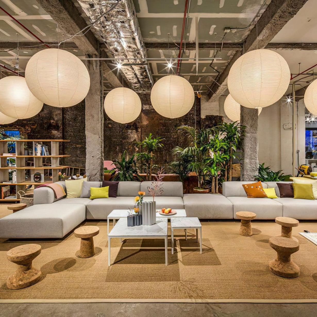 Pileo Japanese Paper Lantern Pendant Lamp - Letslighting