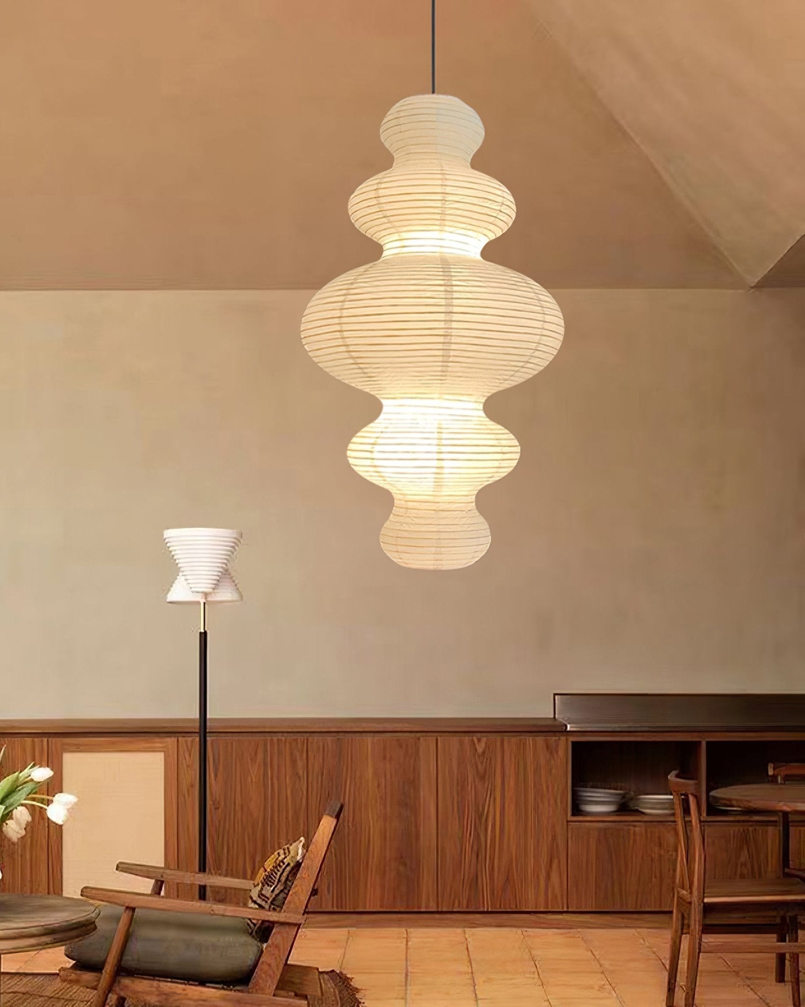Akari Juni Pendant Swag Lamp - Blowlighting