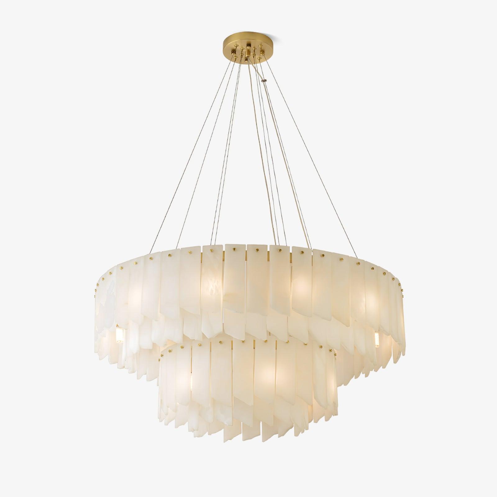 Vevelila Alabaster Chandelier - Letslighting