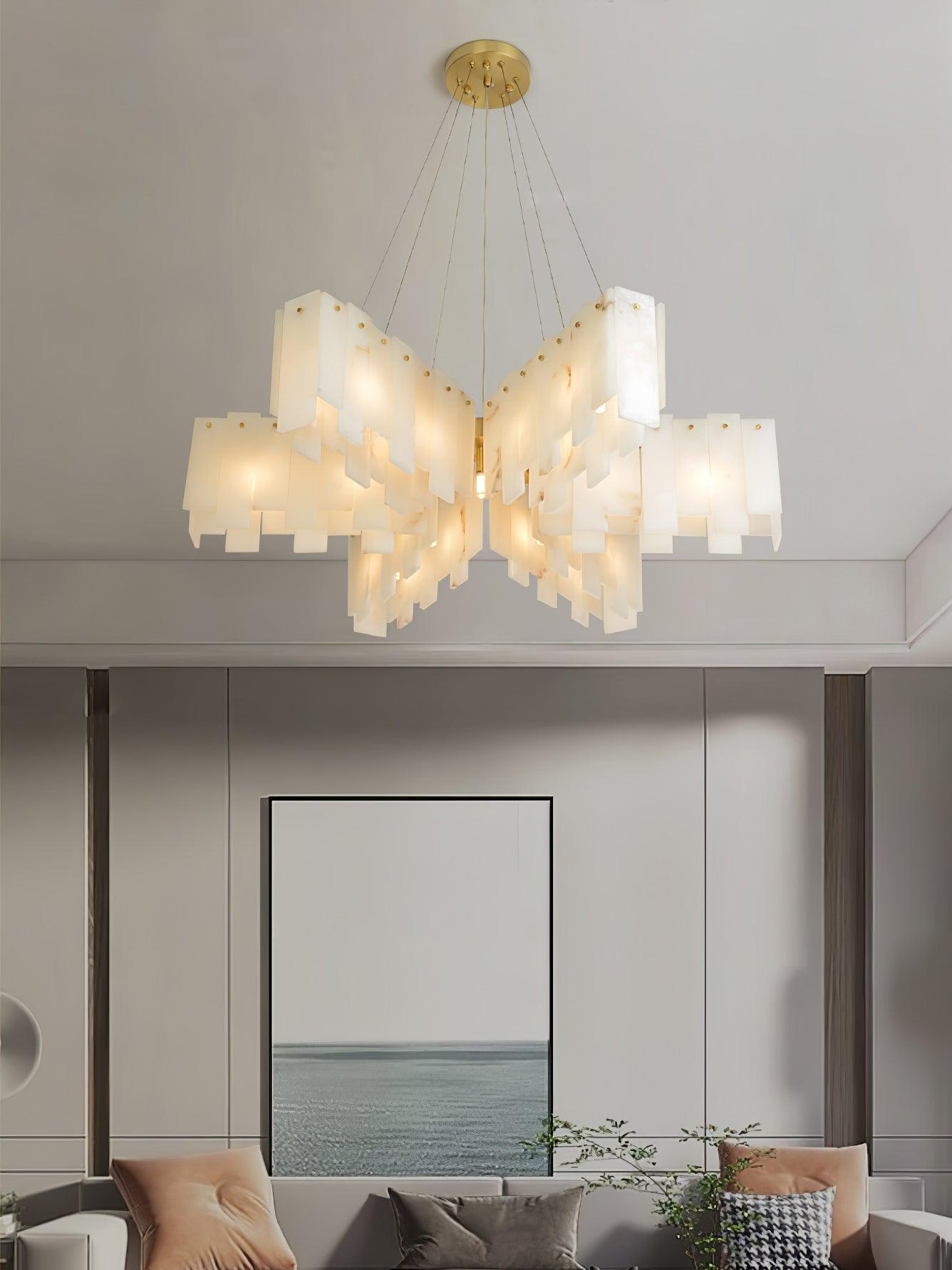 Vevelila Alabaster Chandelier - Letslighting