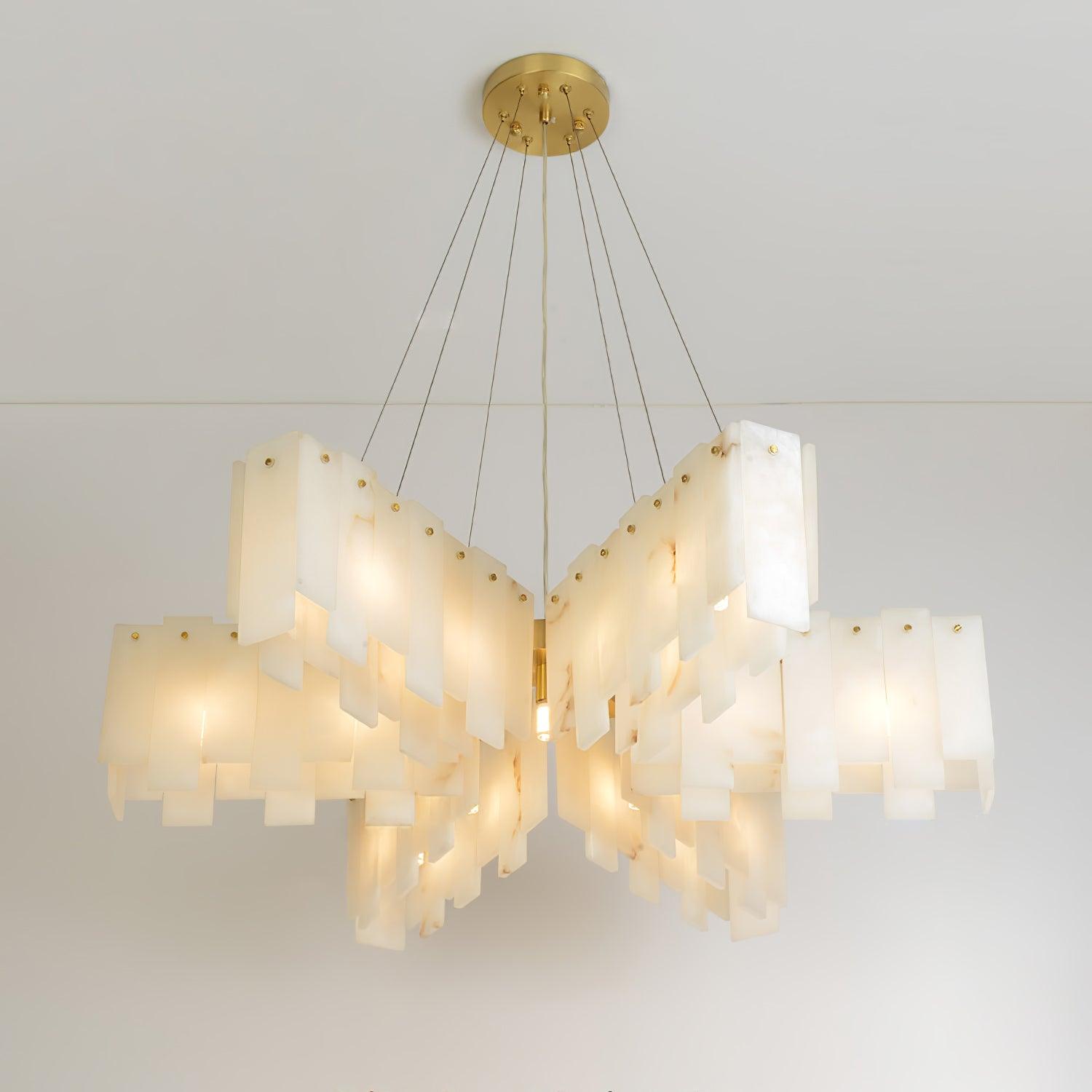 Vevelila Alabaster Chandelier - Letslighting