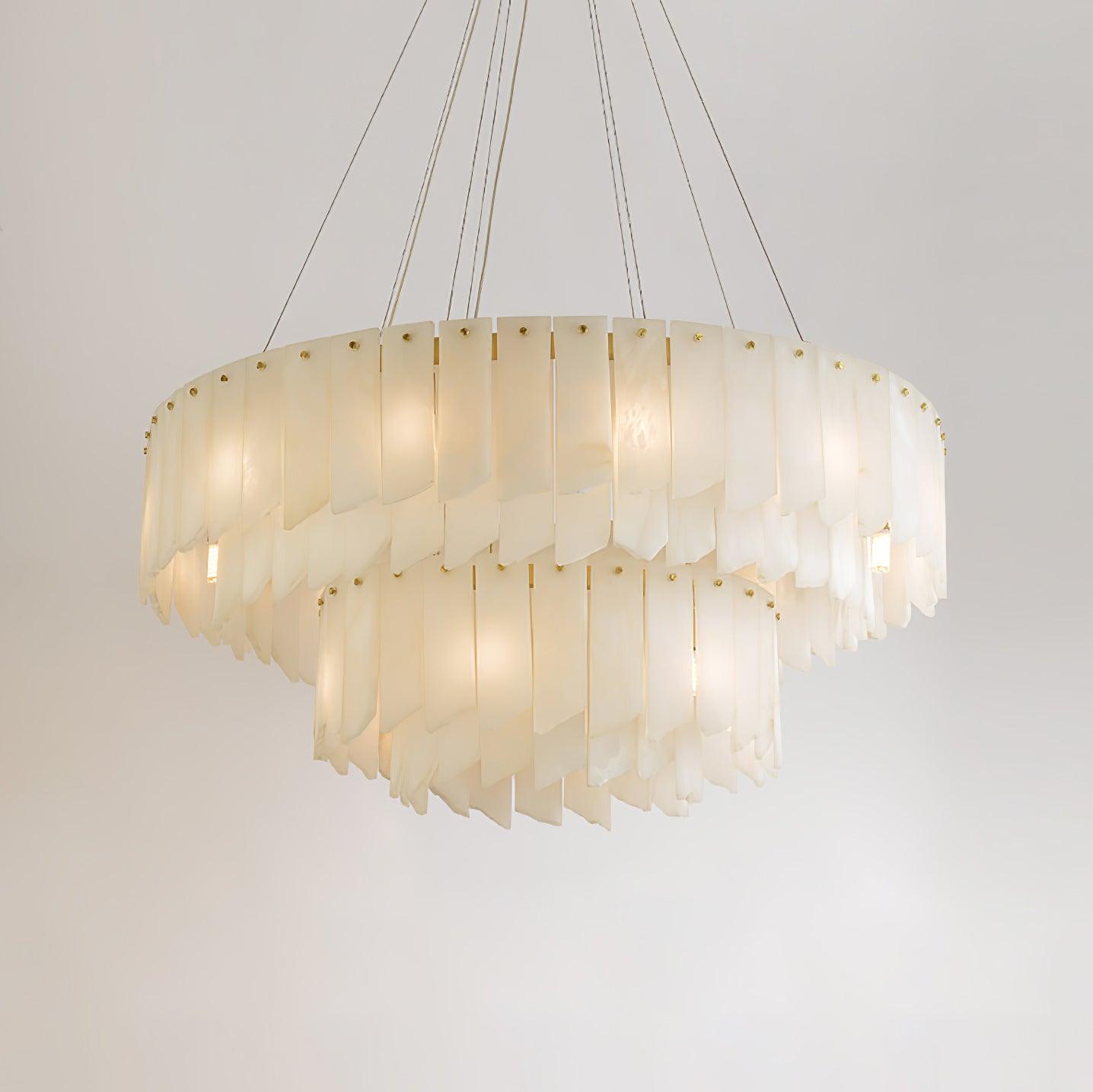 Vevelila Alabaster Chandelier - Letslighting