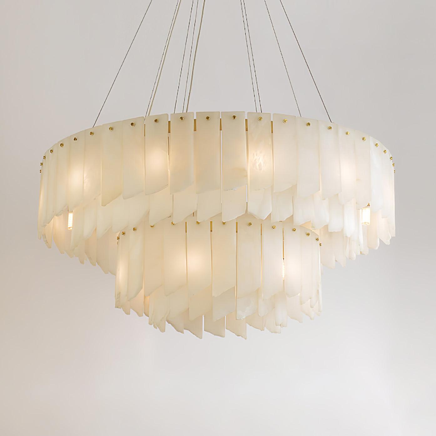Vevelila Alabaster Chandelier - Letslighting