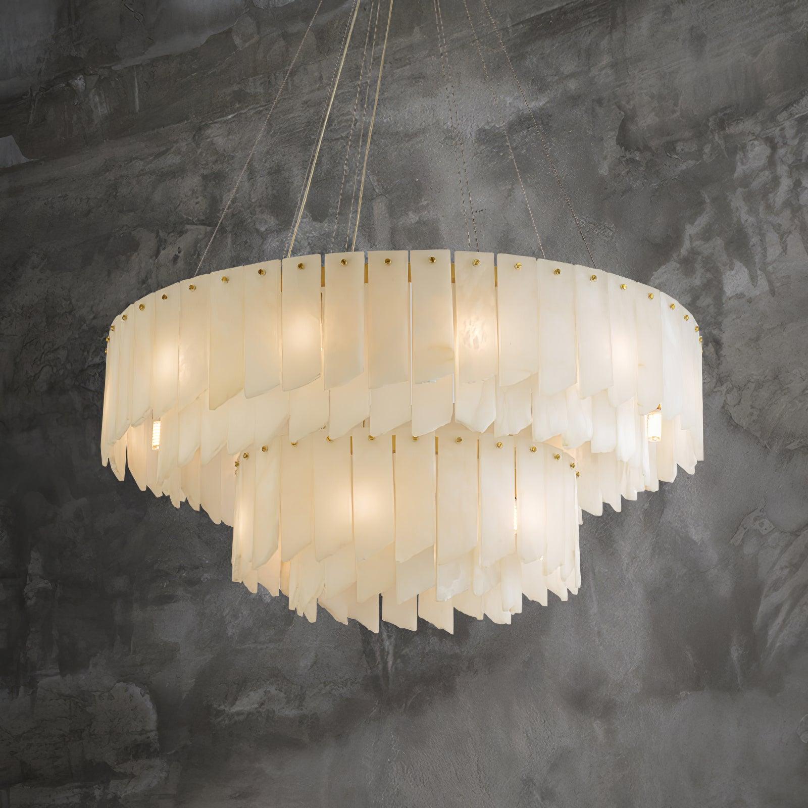 Vevelila Alabaster Chandelier - Letslighting