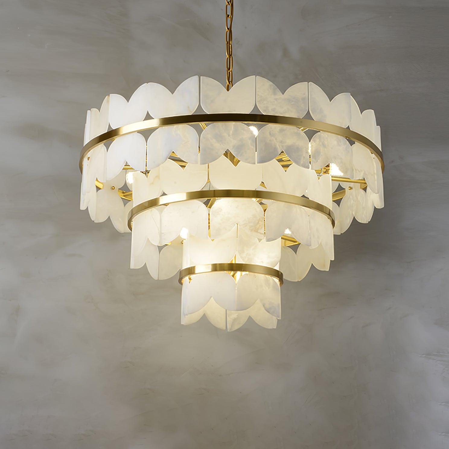 Seraphina Vintage Alabaster Chandelier - Letslighting